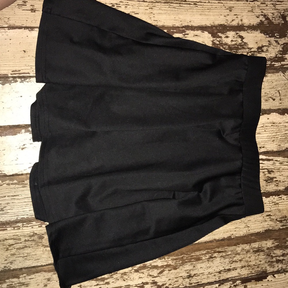 Black flowy skirt